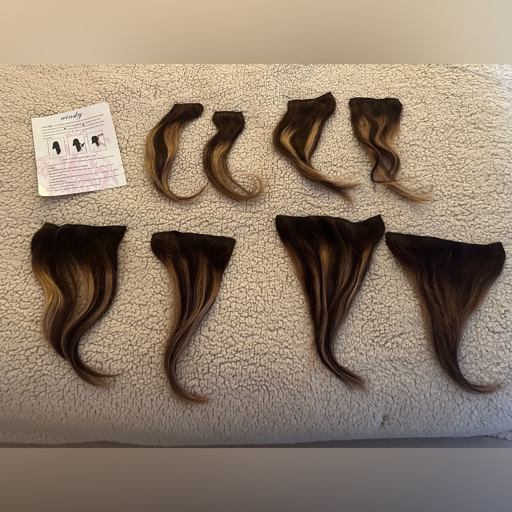 Elegant Brown Ombre Hair Extensions
